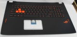 Carcasa superioara cu tastatura palmrest Laptop, Asus, ROG GL702V, GL702VI, GL702VM, GL702VMK, GL702VS, GL702VSK, 90NB0DQ1-R31US0, 90NB0DQ1-R31US1, 13