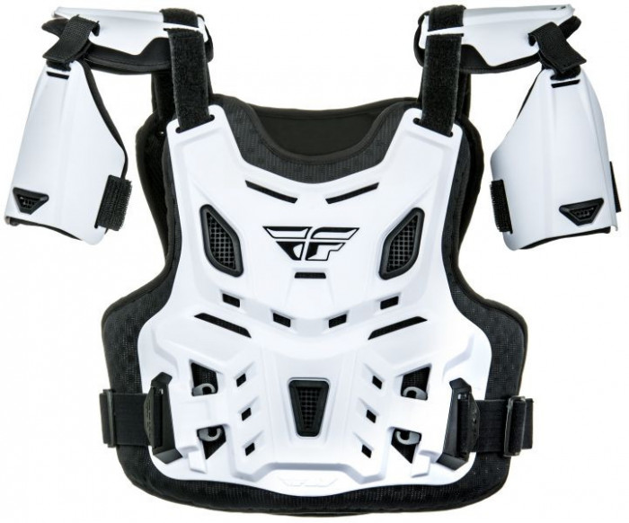 Protectie corp copii Fly Racing Revel Offroad, alb, marime universala