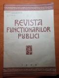 Revista functionarilor publici noiembrie-decembrie 1938-moartea maresal averescu