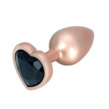 Dopuri cu bijuterie - ToyJoy Fericire E Momentul sa Stralucesti Dop Anal Auriu cu Bijuterie Eleganta si Sclipire