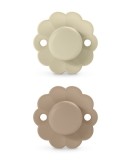 Set 2 Suzete Fiziologice Suavinex Wonderland Butterfly, Caramel, 0-6 Luni, SX PRO, Silicon, BPA Free