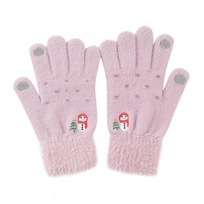 Manusi De Iarna Tactile Dama Techsuit ST0011, Marime 17cm, Mov foto