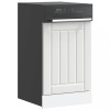 VidaXL Panou pentru mașină de spălat vase &bdquo;Lucca&rdquo; lemn prelucrat alb 853887