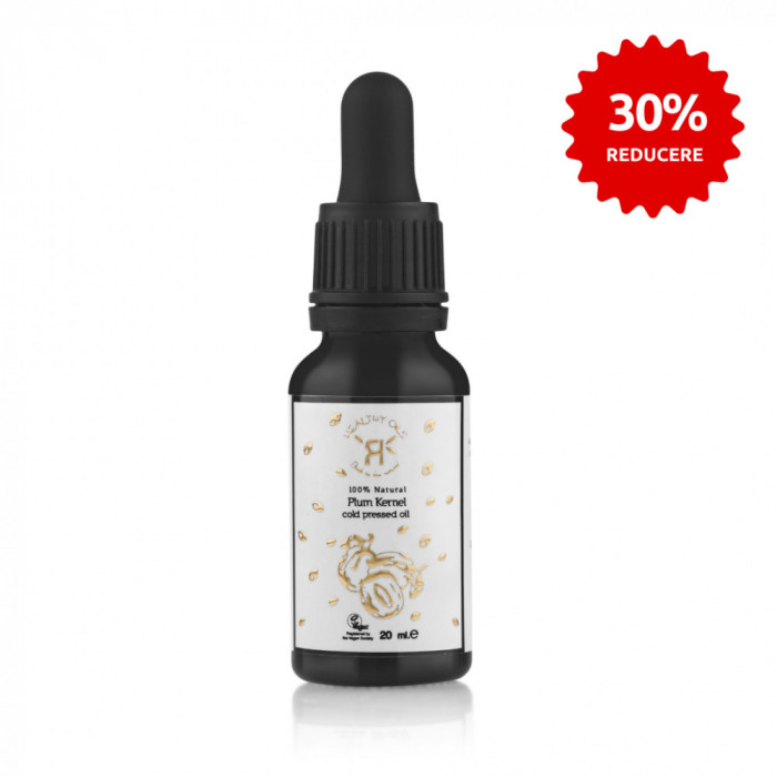 Ulei din samburi de prune presat la rece, Healthy Oils, 20 ml