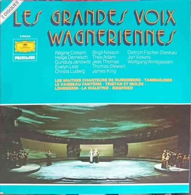 Disc vinil, LP. Les Grandes Voix Wagneriennes-R&amp;eacute;gine Crespin, Helga Dernesch, Gundula Janowitz, Evelyn Lea-242576 foto
