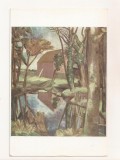 FA102 -Carte Postala- ANGLIA - Paul Nash , Oxenbridge Pon - Birmingham Museum, necirculata