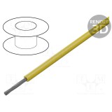 Cablu litat BELDEN 18AWG PVC galben 300V 30m 100ft