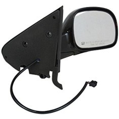 Oglinda exterioara Chrysler Voyager (Rg/Rs) 01.2000-01.2008 partea dreapta Best Auto Vest crom convex carcasa neagra reglare electrica cu incalzire