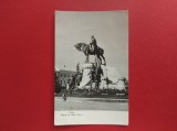 CARTE POSTALA - RPR - CLUJ - STATUIA LUI MATEI CORVIN