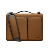 Geanta laptop 13 inch, tomtoc defender, brown
