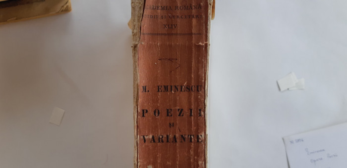 Eminescu, Poezii si variante. Ed. de D.R. Mazilu, Bucuresti, 1940