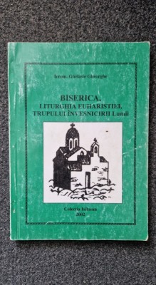 BISERICA, LITURGHIA EUHARISTIEI, TRUPULUI INVESNICIRII LUMII - Ghelasie Gheorghe foto