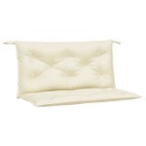 Cumpara ieftin Perne banca de gradina 2buc., crem, 100x50x7cm, textil oxford
