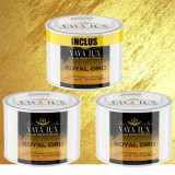 Vopsea Decorativă de Lux Royal Oro &ndash; Auriu | Pachet 1.5 Litri (2&times;0.5L + 0.5L Inclus) Finisaj cu Perle Aurii -Toro Decor