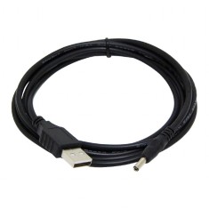 CABLU alimentare GEMBIRD, pt. HUB USB, USB la Jack Power 3.5 mm (5 V DC, 0.5 A), 1.8m, negru, &quot;CC-USB-AMP35-6&quot; (timbru verde 0.08 lei)