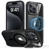 Husa pentru iPhone 16 Pro - ESR Classic Hybrid HaloLock Kickstand - Clear Black