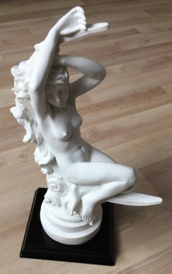 Statue / Sculptură - rășină epoxidica / Ipsos - Luna - Zeita romană a lunii foto