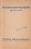 Bucuresti. Ghid. Lista strazilor, harta orasului
