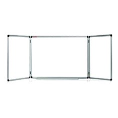 WHITEBOARD TRIPTIC 100x170 MEMOBOARDS, rama aluminiu