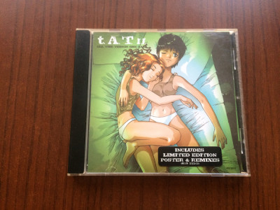 t.A.T.u. All The Things She Said remixes + poster TATU cd single muzica house NM foto