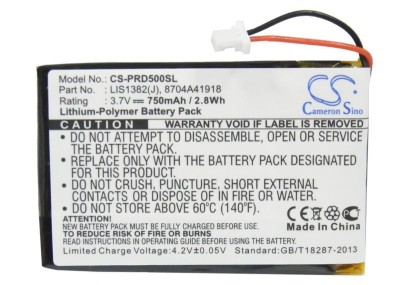3,7V-750MAH LI-POLYMER E-READER AKKU ALTERNATIV F&amp;Uuml;R SONY COM foto