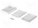 Carcasă desktop BOPLA BoVersa policarbonat 88x125x42mm IP66/IP68 albă