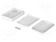 Carcasă desktop BOPLA BoVersa policarbonat 88x125x42mm IP66/IP68 albă