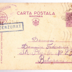 AMS - CARTE POSTALA PRINTATA CENZURAT 1944