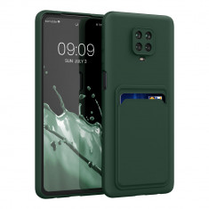 Husa Kwmobile pentru Xiaomi Redmi Note 9S/Redmi Note 9 Pro/Redmi Note 9 Pro Max, Silicon, Verde, 56948.80 foto