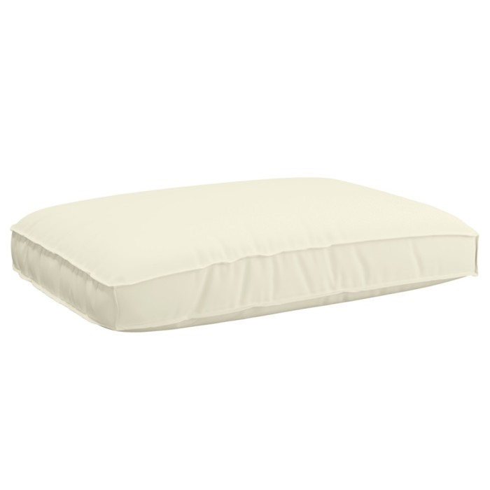 vidaXL Pernă pentru șezut din paleți Crem 120 x 80 x 12 cm 42001570