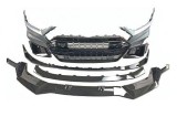 Bara fata Audi A7 4G 2010-2014 RS7 Design cu grile negru lucios