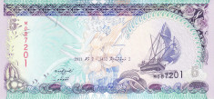 Bancnota Maldive 5 Rufiyaa 2011 - P18e UNC foto