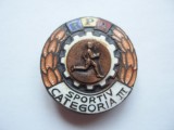 ROMANIA - INSIGNA SPORTIV CATEGORIA III, 1958, RPR, IM1.172
