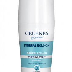 Deodorant roll on mineral cu efect de albire Thermal, 75ml, Celenes