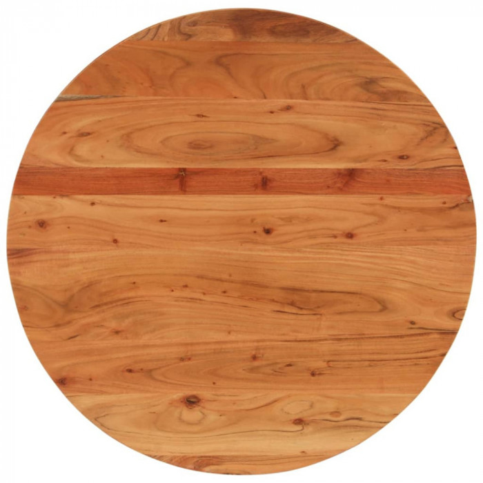 vidaXL Blat de masă rotund, &Oslash;80x2,5 cm, lemn masiv de acacia