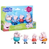 PEPPA PIG SET 5 FIGURINE FAMILIA PEPPA