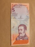 Venezuela 5 Bolivares 15.01.2018 - Necirculata, Serie D 80632020