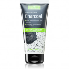Beauty Formulas Charcoal gel de curățare cu carbune activ pentru ten gras si problematic 150 ml