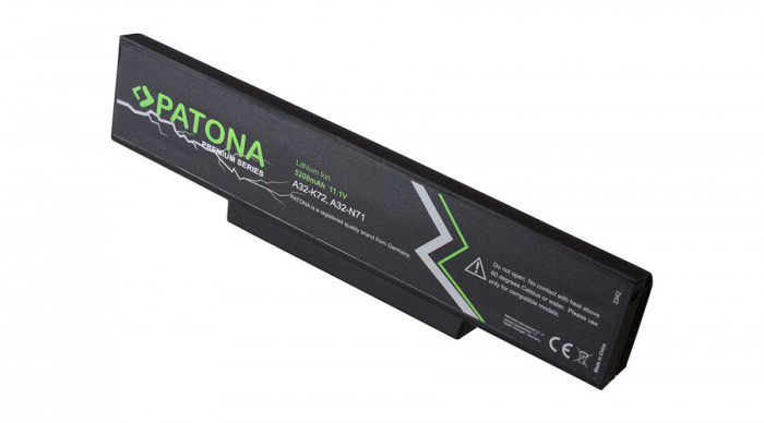 Baterie ASUS K72 DR DY F JK JT N71Ja 11,1 V 5200 mAh Li-Ion Premium - Patona Premium