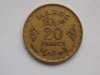 20 FRANCS 1952 MAROC, Africa