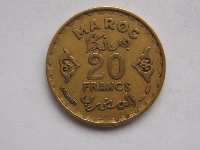 20 FRANCS 1952 MAROC