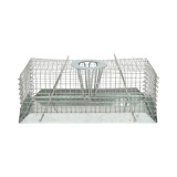 Capcana animale metalica tip cusca pentru soareci si rozatoare 18.5x10x7cm