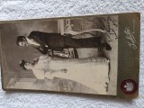 Fotografie mare , familie de italieni , Ricardo si Angella ,5 iunie 1906 ,