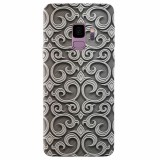 Husa silicon pentru Samsung S9, Baroque Silver Pattern