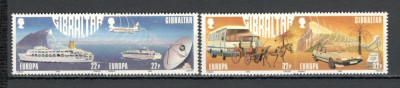Gibraltar.1988 EUROPA:Transport si comunicatii-pereche SG.17 foto
