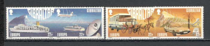 Gibraltar.1988 EUROPA:Transport si comunicatii-pereche SG.17