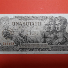 Bancnota 100 lei 27 August 1947 aXF