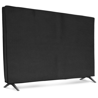 Husa de praf pentru televizor 43 inch, Kwmobile, Negru, Textil, 51701.01 foto