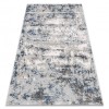 Covor acril VALS 8121 Abstracțiune vintage gri / albastru, 80x300 cm