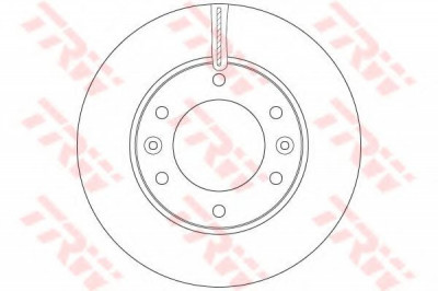 Disc frana HYUNDAI H-1 Starex (H300) caroserie (TQ) (2008 - 2016) TRW DF6446 foto